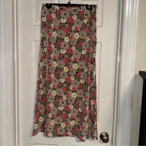 Christopher & Banks Floral Long Maxi Skirt. Size 10. Y2K Vintage.